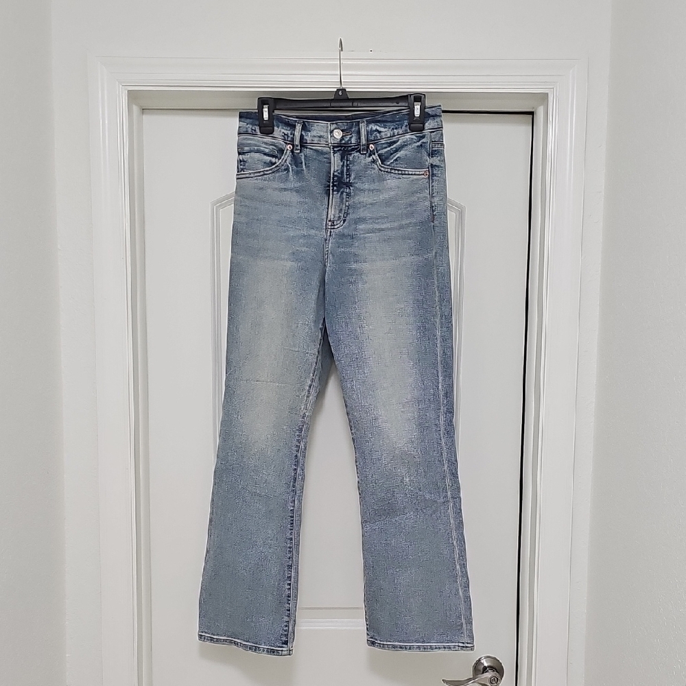 Express 90's high rise boot cut jeans